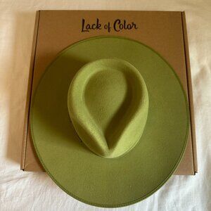 LACK OF COLOR HAT - RANCHER IN CACTUS GREEN - SMALL